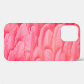 Pink Flamingo Feathersflamingo,羽根,ピンク,テクスチュア Case-Mate iPhoneケース (裏面 (横))