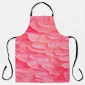 Pink Flamingo Feathersflamingo,feather,pink,textur エプロン (正面)