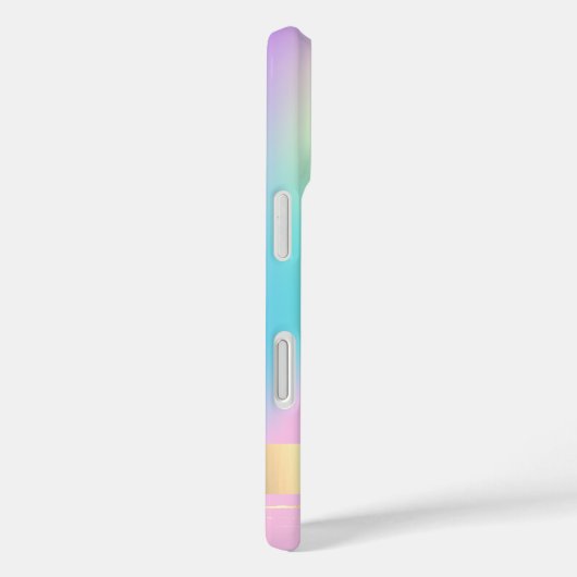 Pink Flamingo Holographic Ombre Case-Mate iPhoneケース (裏面 / 右)