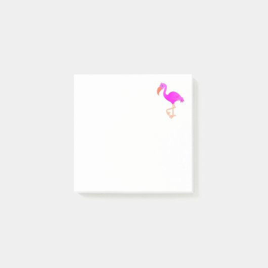 Pink Flamingo Post it Notes ポストイット (正面)