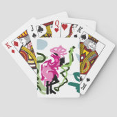 Pink flamingo set トランプ (裏面)