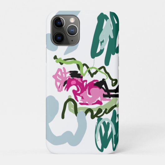 Pink flamingo set Case-Mate iPhoneケース (裏)