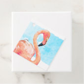 Pink Flamingo Summer Party Favor Tag フェイバータグ (インサイチュ)