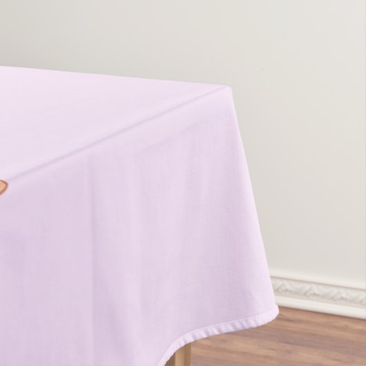 Pink Flamingo Tablecloth Happy テーブルクロス (インサイチュ)
