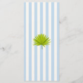 Pink Flamingo Tropics Coastal Wedding Dinner メニュー (裏面)