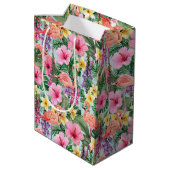 Pink Flamingos  ミディアムペーパーバッグ (裏面アングル)