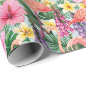 Pink Flamingos  ラッピングペーパー (ロールコーナー)