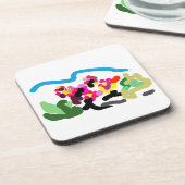 Pink flamingos  dance joy コースター (左側)