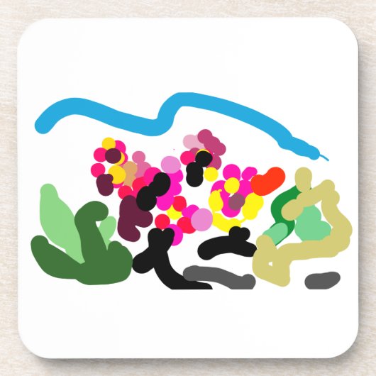 Pink flamingos  dance joy コースター (正面)