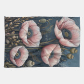 Pink Floral キッチンタオル (横)