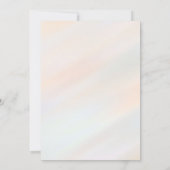 Pink Floral 13th Birthday Garden Spring Wildflower 招待状 (裏面)