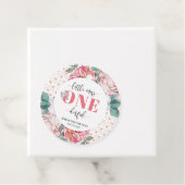 Pink Floral 1st Birthday フェイバータグ (インサイチュ)