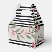 Pink Floral And Leaves フェイバーボックス (裏面サイド)