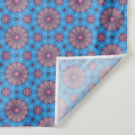 Pink Floral Art タペストリー (詳細)