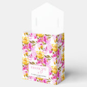 Pink Floral Baby in Bloom Baby Shower フェイバーボックス (オープン)