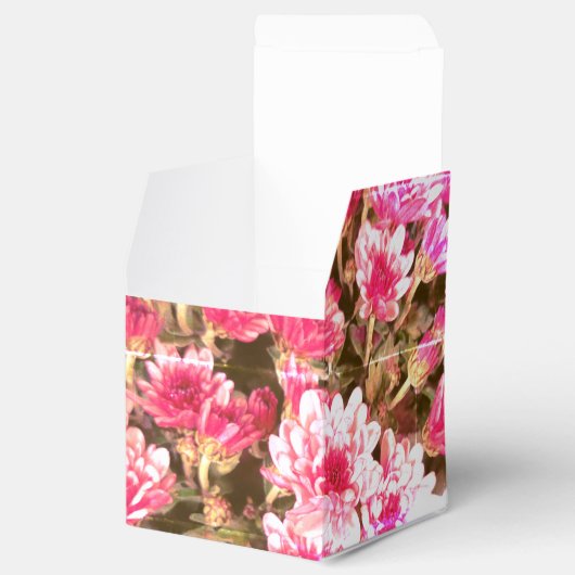 Pink Floral Bloom Pattern – Soft Botanical Design フェイバーボックス (オープン)