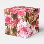 Pink Floral Bloom Pattern – Soft Botanical Design フェイバーボックス (裏面サイド)