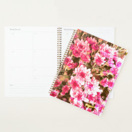Pink Floral Bloom Pattern – Soft Botanical Design プランナー手帳