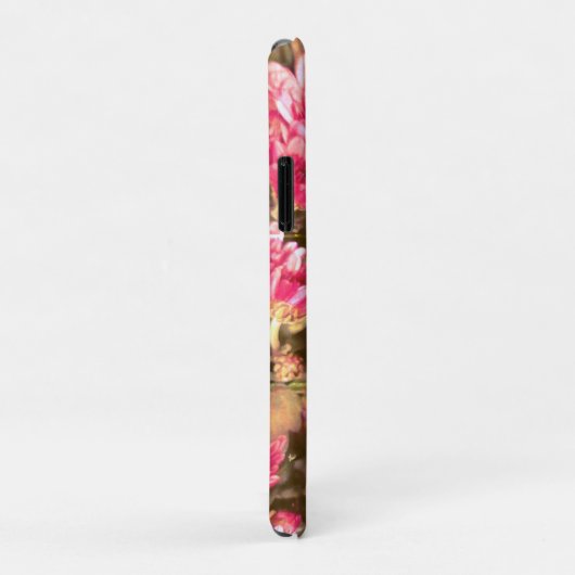 Pink Floral Bloom Pattern – Soft Botanical Design Case-Mate iPhoneケース (裏面/右)