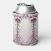 Pink Floral Can Cooler 缶クーラー (缶裏面)