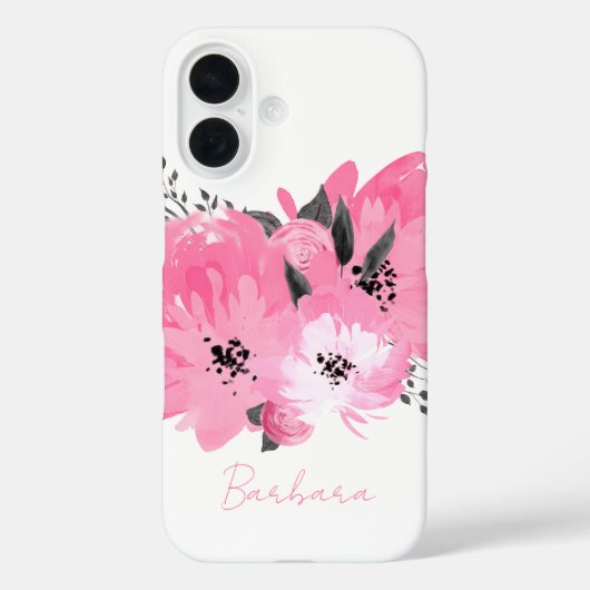 Pink Floral Case-Mate iPhoneケース (裏面)