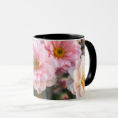 Pink Floral Coffee Cup マグカップ (正面右)