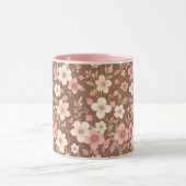 Pink Floral Coffee Mug マグカップ (中央)
