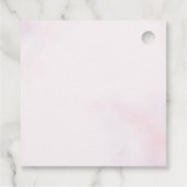 Pink Floral Communion フェイバータグ (裏面)