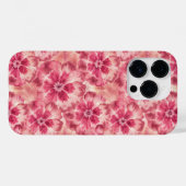 Pink Floral Coquette Case-Mate iPhoneケース (裏面 (横))