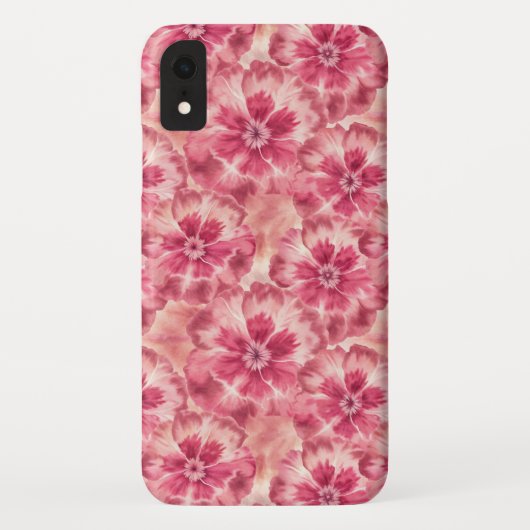 Pink Floral Coquette Case-Mate iPhoneケース (裏面)