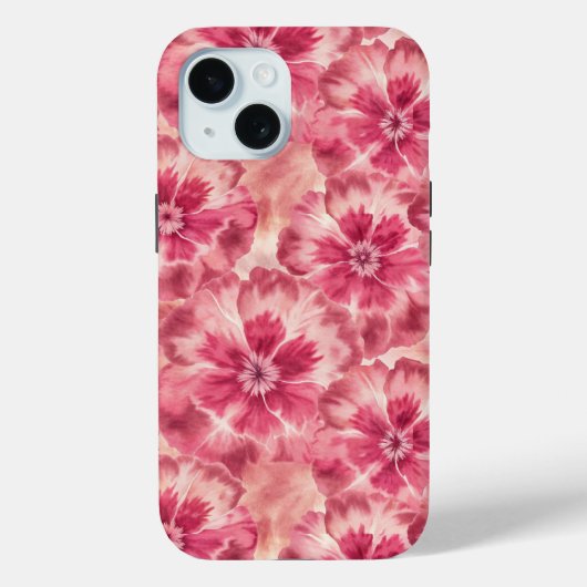 Pink Floral Coquette Case-Mate iPhoneケース (裏面)