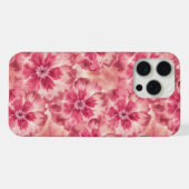 Pink Floral Coquette iPhoneケース (裏面横)