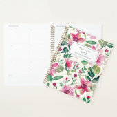 Pink Floral Custom 2025 Weekly Planner プランナー手帳 (ディスプレー)