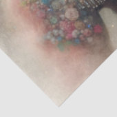 Pink Floral Fantasy Horse Decoupage 薄葉紙 (詳細)