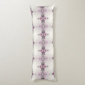 Pink Floral Frame Body Pillow ボディピロー (裏面 (縦))