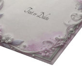 Pink Floral Frame Cutting Board カッティングボード (角)