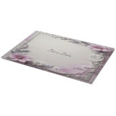 Pink Floral Frame Cutting Board カッティングボード (角)