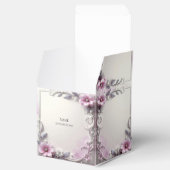 Pink Floral Frame Favor Box フェイバーボックス (オープン)