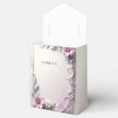 Pink Floral Frame Favor Box フェイバーボックス (オープン)