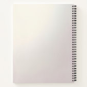 Pink Floral Frame Notebook ノートブック (裏面)