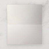 Pink Floral Frame Place Card プレイスカード (内部開封)