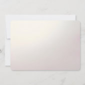 Pink Floral Frame Save The Date セーブザデート (裏面)