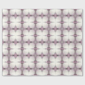 Pink Floral Frame Wrapping Paper ラッピングペーパー (フラット)