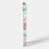 Pink Floral Garden Monogrammed Case-Mate iPhoneケース (裏面 / 左)