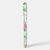 Pink Floral Garden Monogrammed Case-Mate iPhoneケース (裏面 / 左)