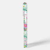 Pink Floral Garden Monogrammed Case-Mate iPhoneケース (裏面 / 左)