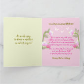 Pink Floral Garden Mother's Day カード (内部)