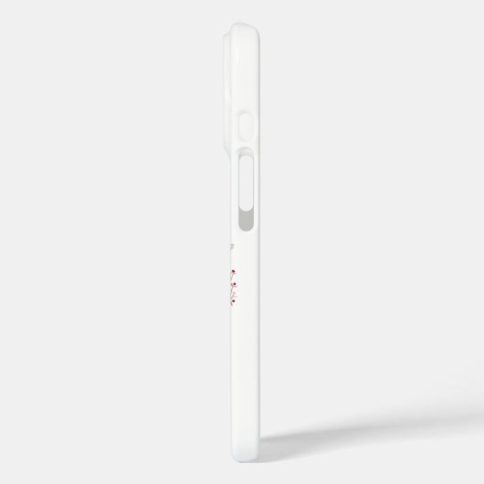 Pink Floral Gold Geometric Phone Case Case-Mate iPhoneケース (裏面 / 左)