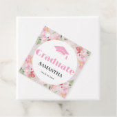 Pink Floral Graduation  フェイバータグ (インサイチュ)
