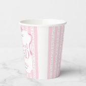 Pink Floral Graduation 紙コップ (左)